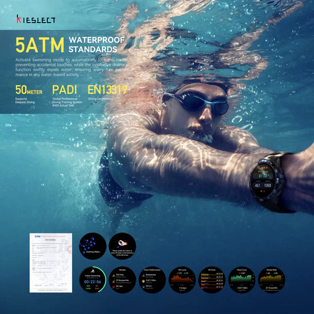 Kieslect Watch Actor with GPS+5ATM