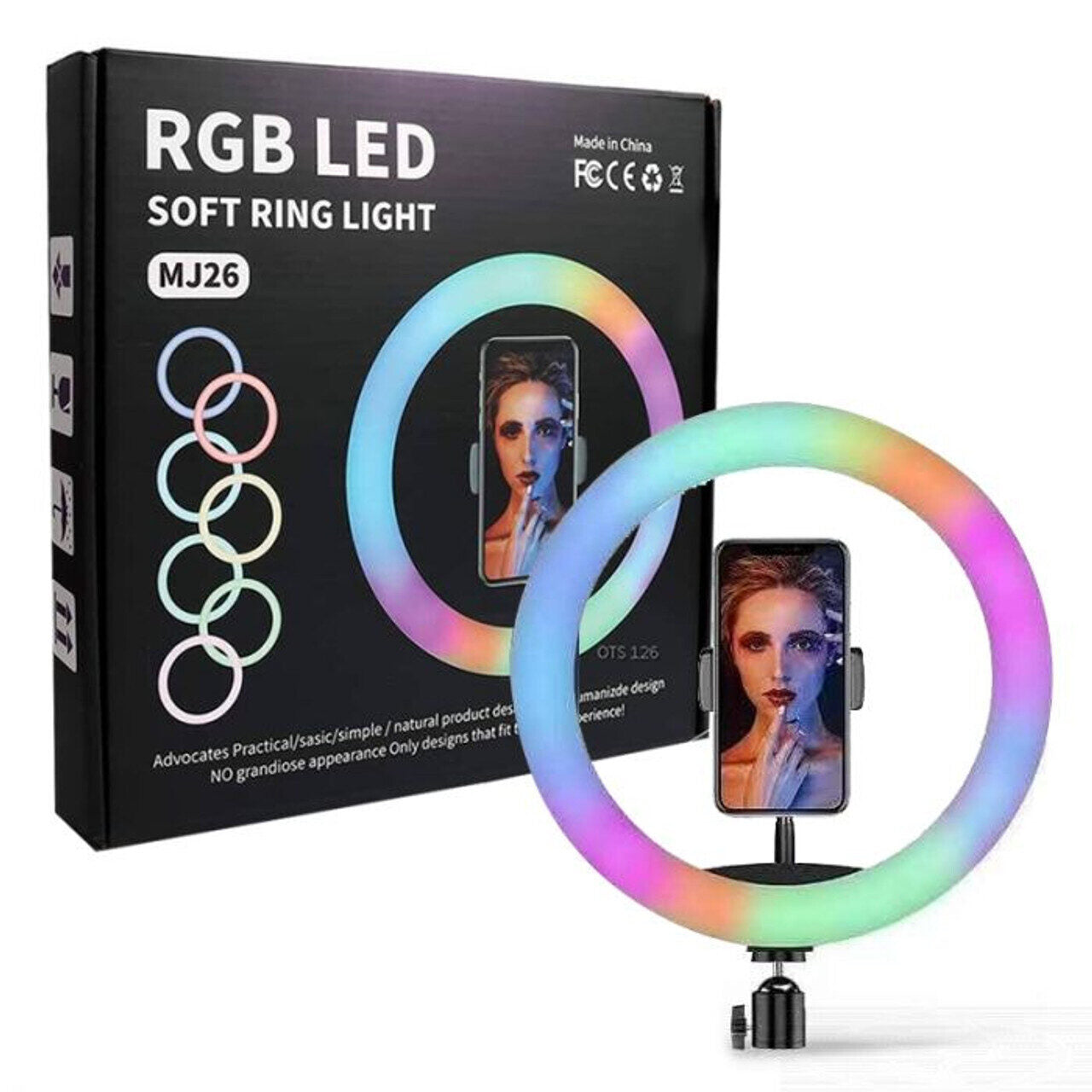 RGB LED SOFT RING LIGHT