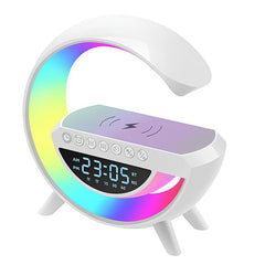 Lampe Led 3 En 1 Avec Haut-Parleur Bluetooth + Chargeur Sans Fil